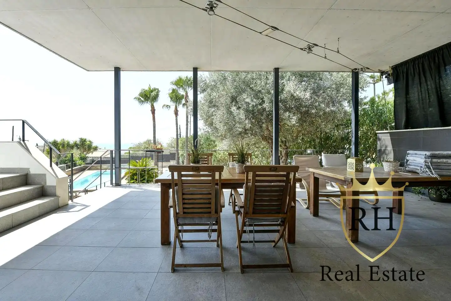 Terrassa de Casa o xalet en venda en  Palma de Mallorca amb Aire condicionat, Calefacció i Jardí privat
