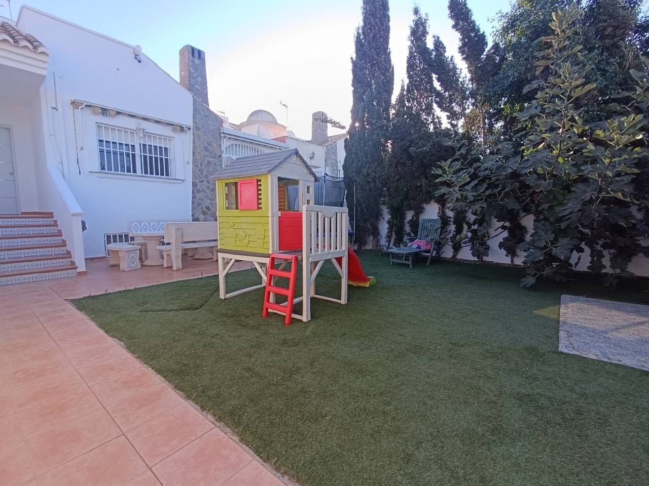 Jardí de Casa adosada en venda en El Ejido amb Aire condicionat, Jardí privat i Terrassa