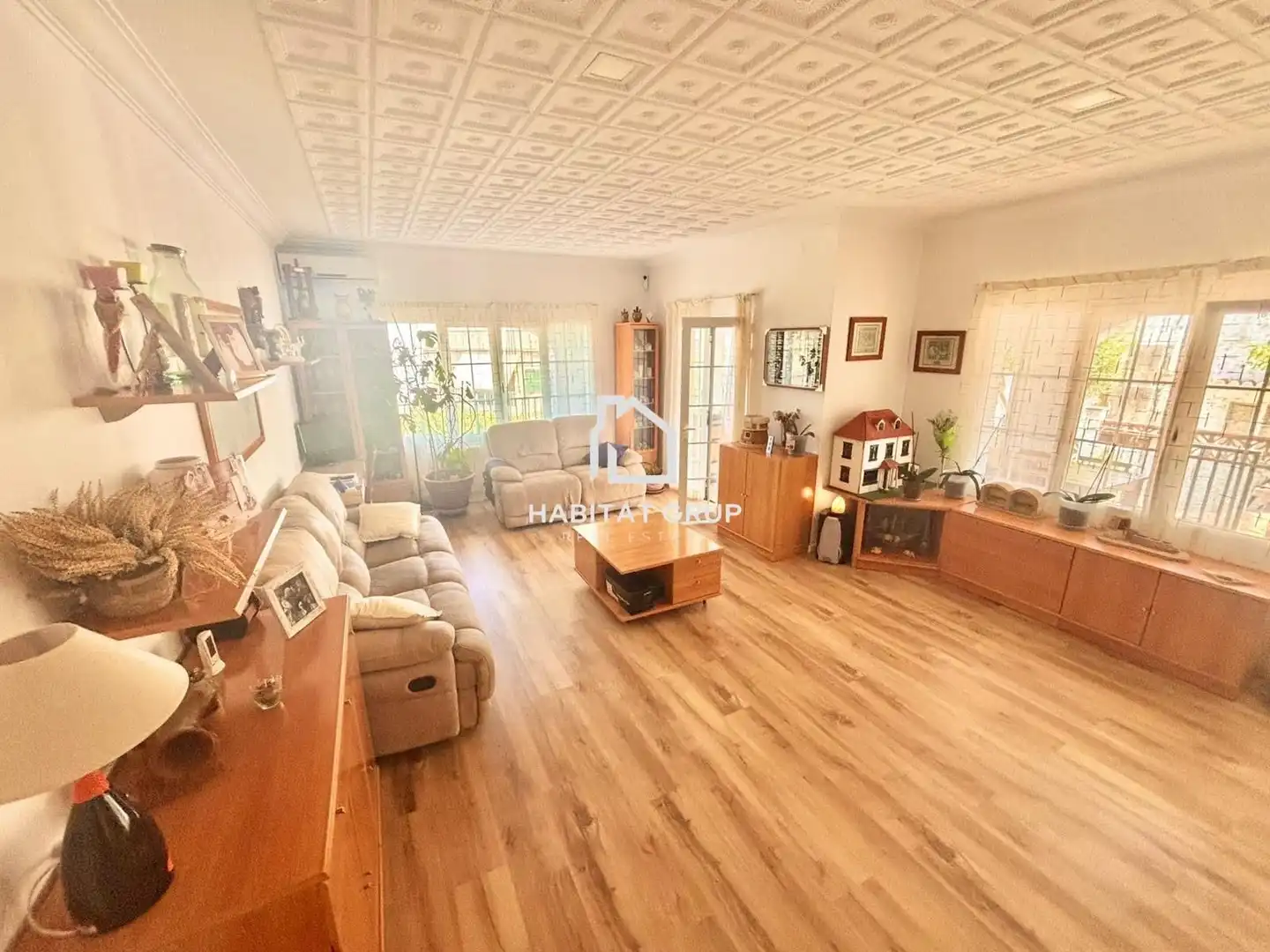 Sala de estar de Casa o chalet en venta en Es Castell con Aire acondicionado, Calefacción y Jardín privado