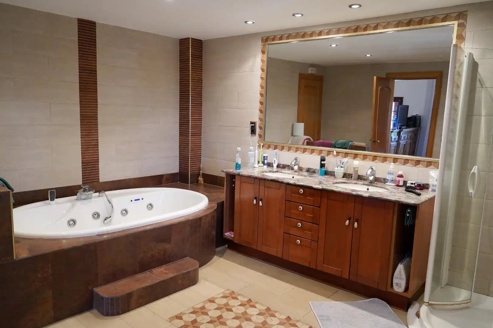 Badezimmer von Country house zum Verkauf in Granollers mit Klimaanlage, Privatgarten und Terrasse