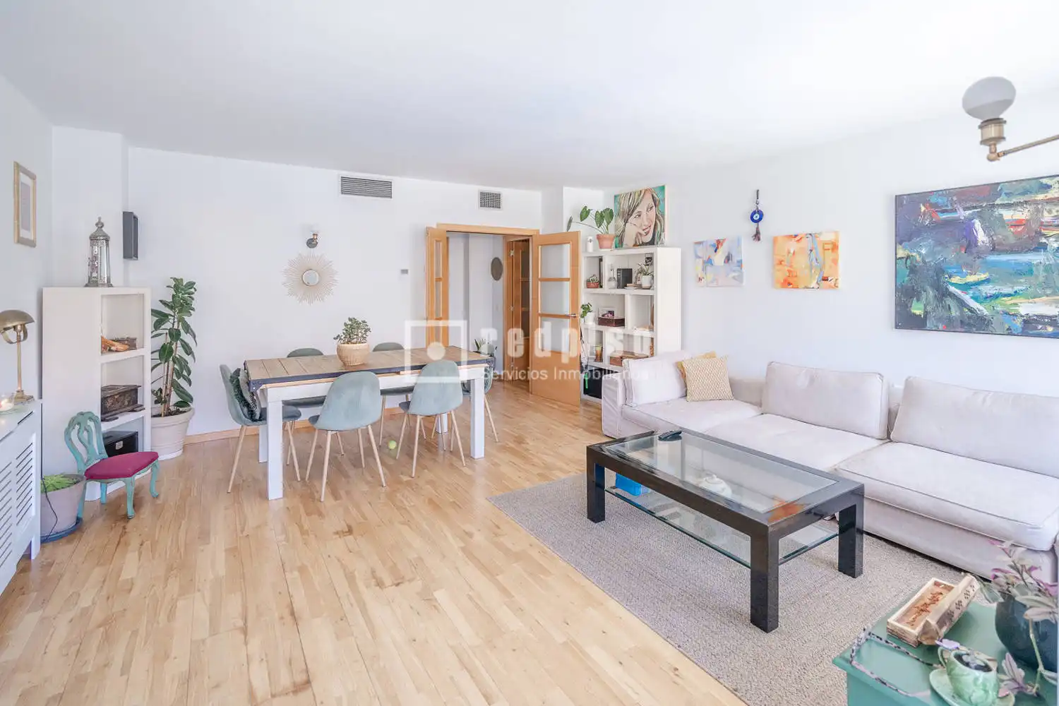 Außenansicht von Wohnung zum Verkauf in Arroyomolinos (Madrid) mit Klimaanlage, Heizung und Privatgarten