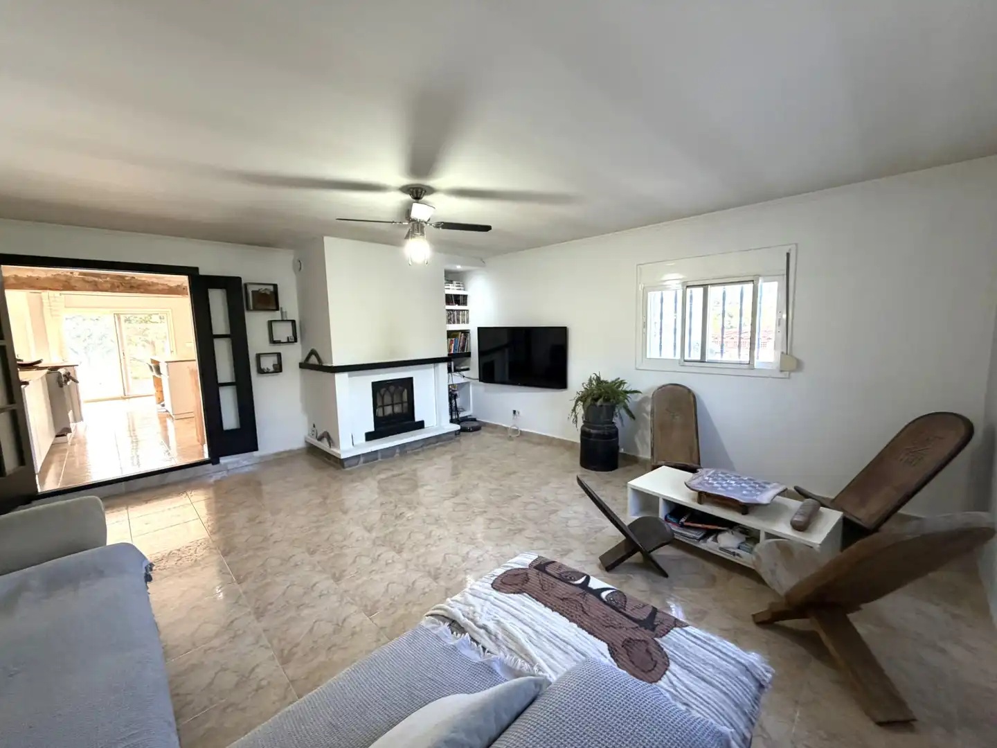 Sala d'estar de Finca rústica en venda en Ascó amb Aire condicionat, Calefacció i Piscina
