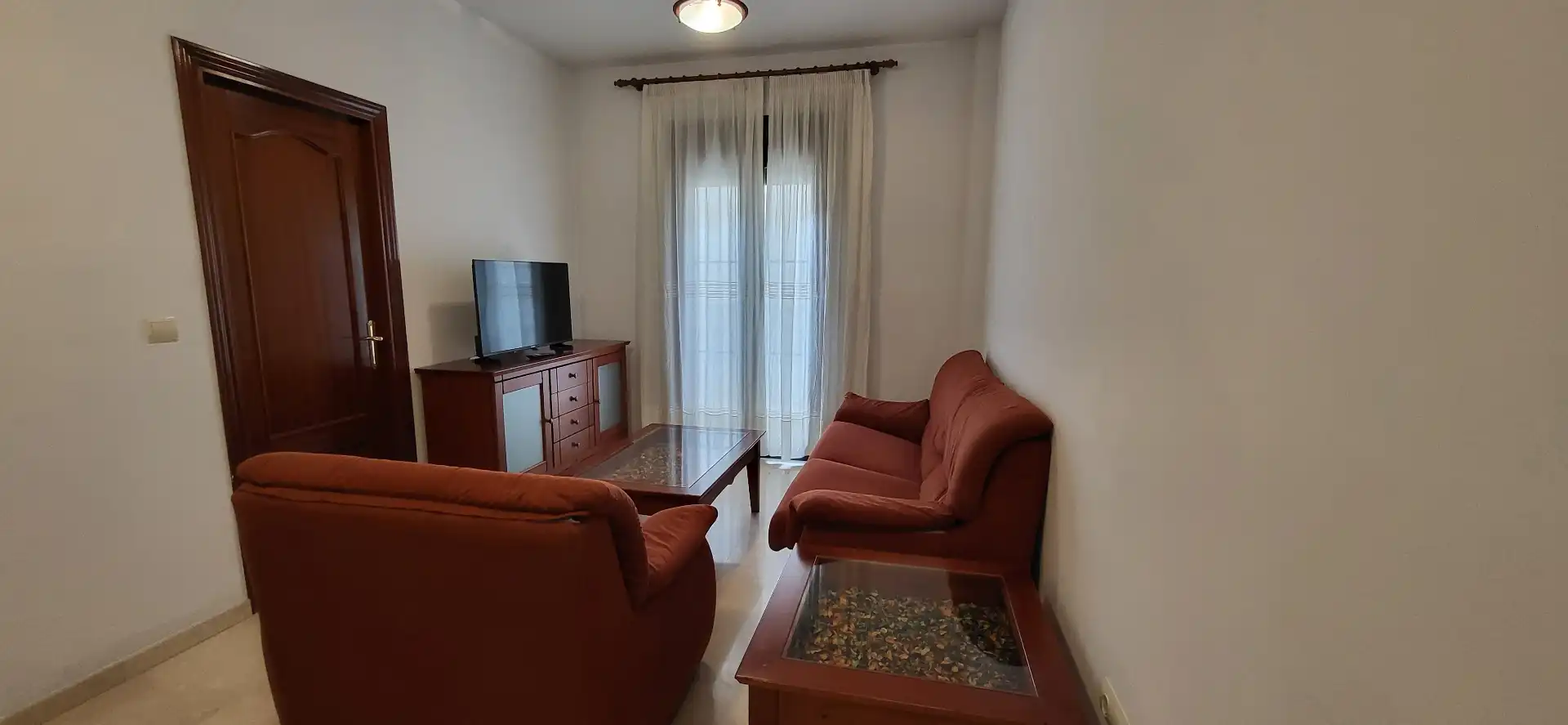 Sala de estar de Apartamento de alquiler en Málaga con Aire acondicionado, Calefacción y Amueblado