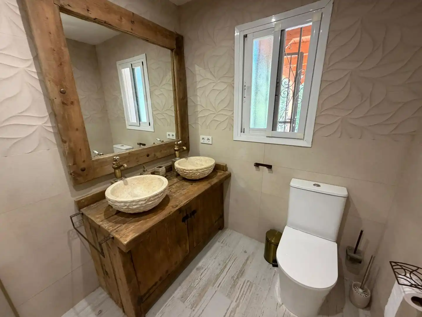 Baño de Casa o chalet de alquiler en L'Alfàs del Pi con Aire acondicionado, Jardín privado y Piscina
