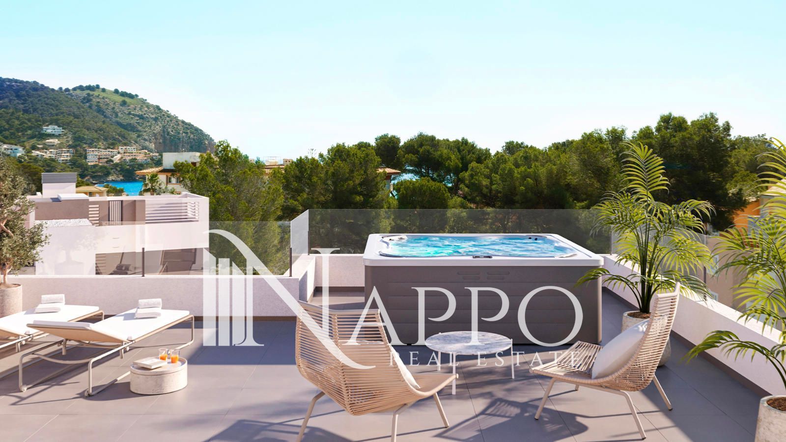 Terrace of Flat for sale in Población de Arroyo  with Air Conditioner, Heating and Private garden