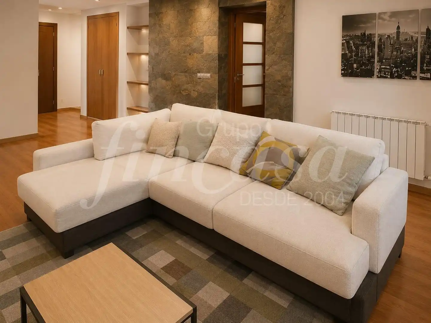 Sala d'estar de Pis en venda en Valencia amb Aire condicionat, Parquet i Balcó