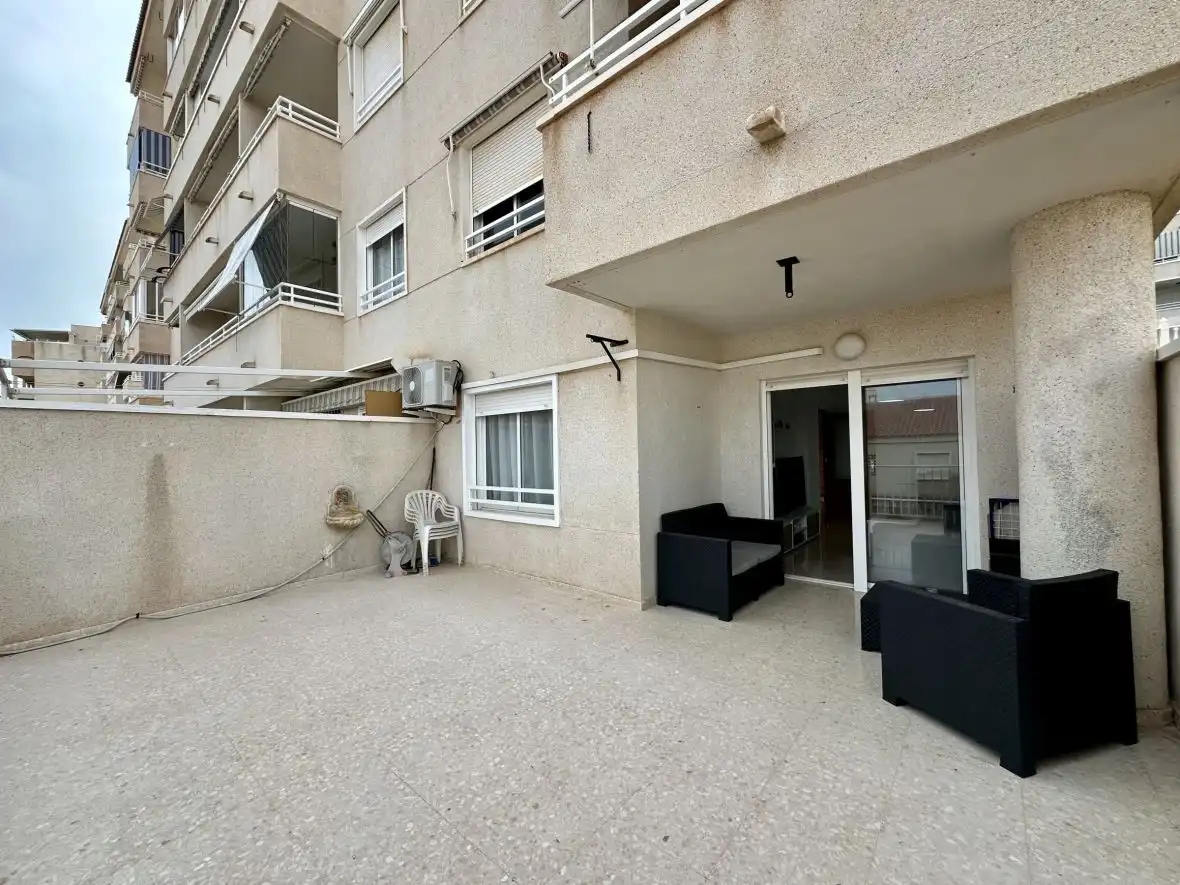 Terraza de Apartamento en venta en Elche / Elx con Calefacción, Terraza y Piscina