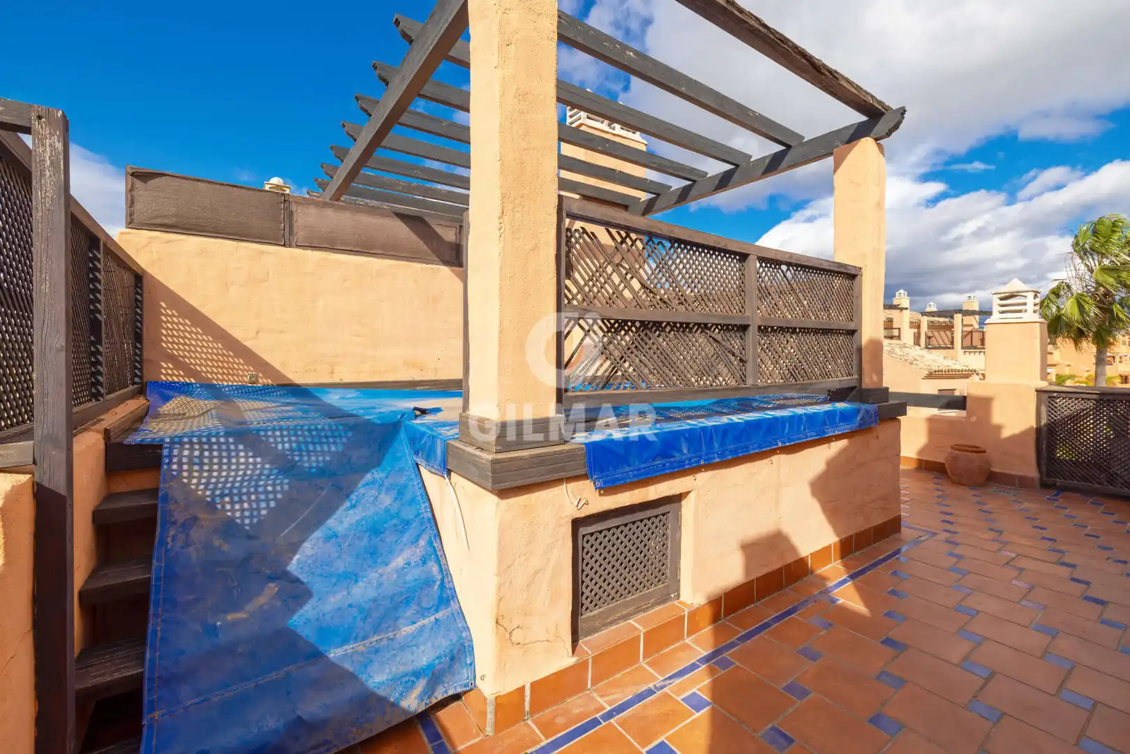 Terrace of Duplexes for sale in Estepona  with Heating, Private garden and Storage room