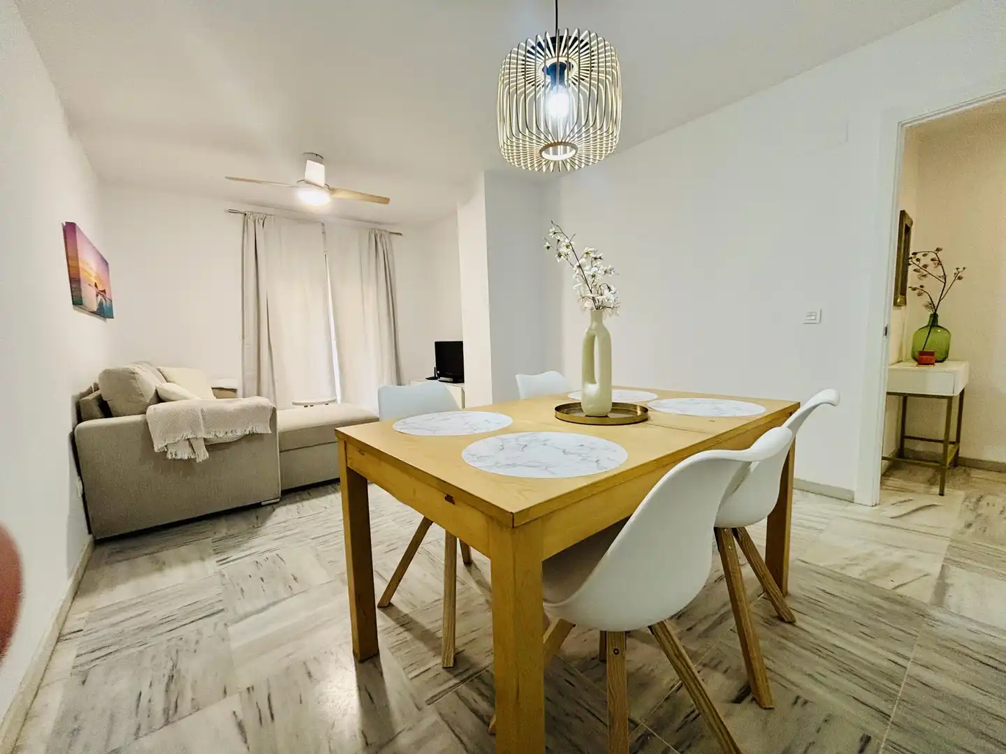 Comedor de Apartamento en venta en Málaga con Alarma