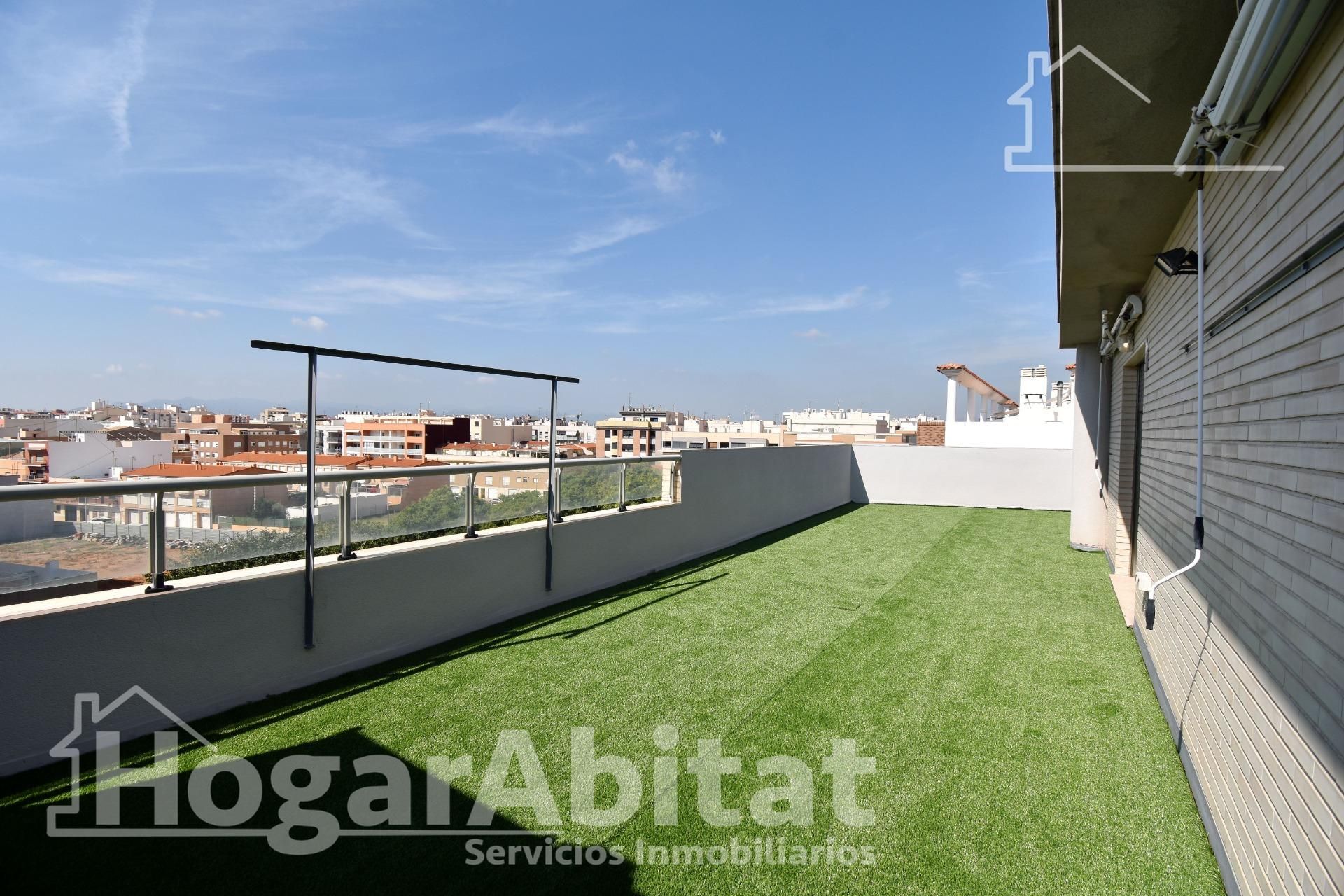 Terrasse von Dachboden zum verkauf in Almazora / Almassora mit Klimaanlage, Terrasse und Abstellraum