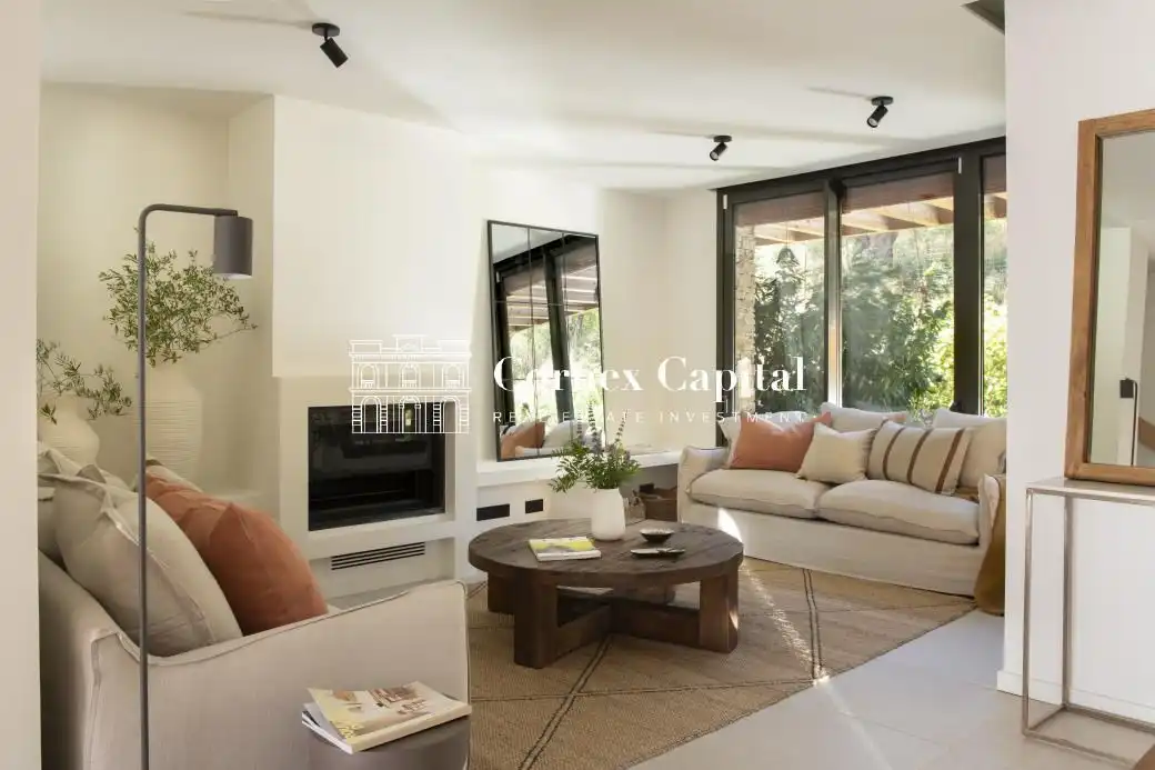 Living room of Detached homes for rent in Regencós  with Air Conditioner, Heating and Private garden