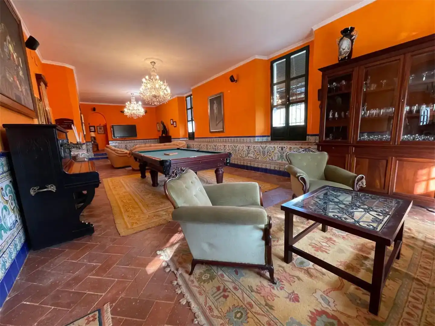 Sala d'estar de Finca rústica en venda en Carmona, Sevilla
