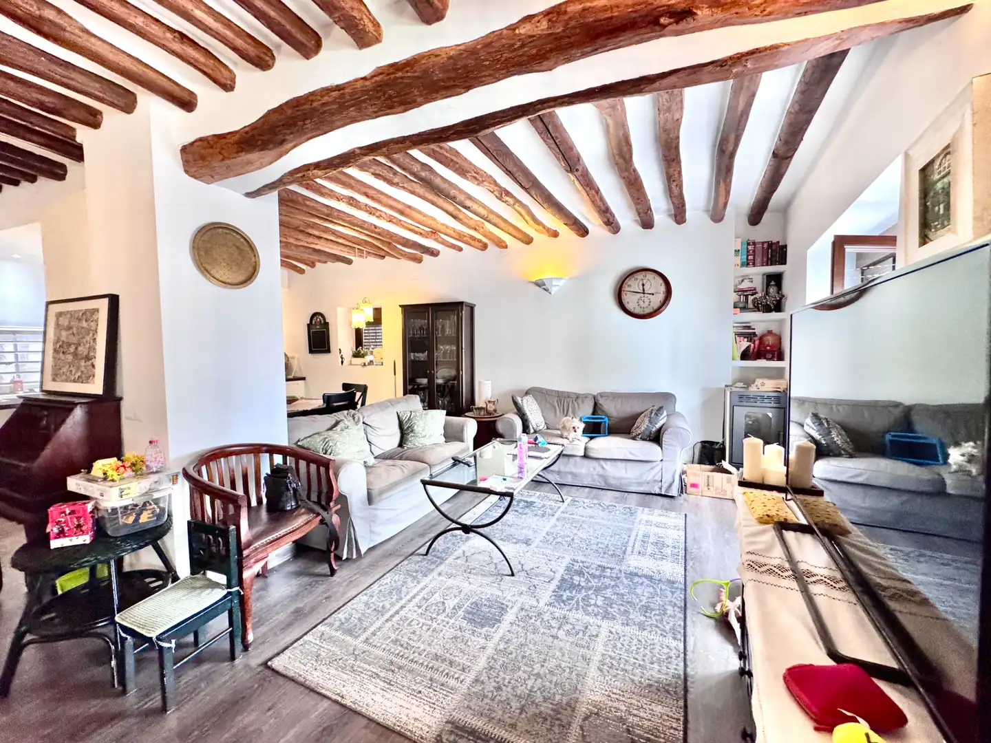 Sala d'estar de Casa o xalet en venda en Válor amb Calefacció, Jardí privat i Terrassa