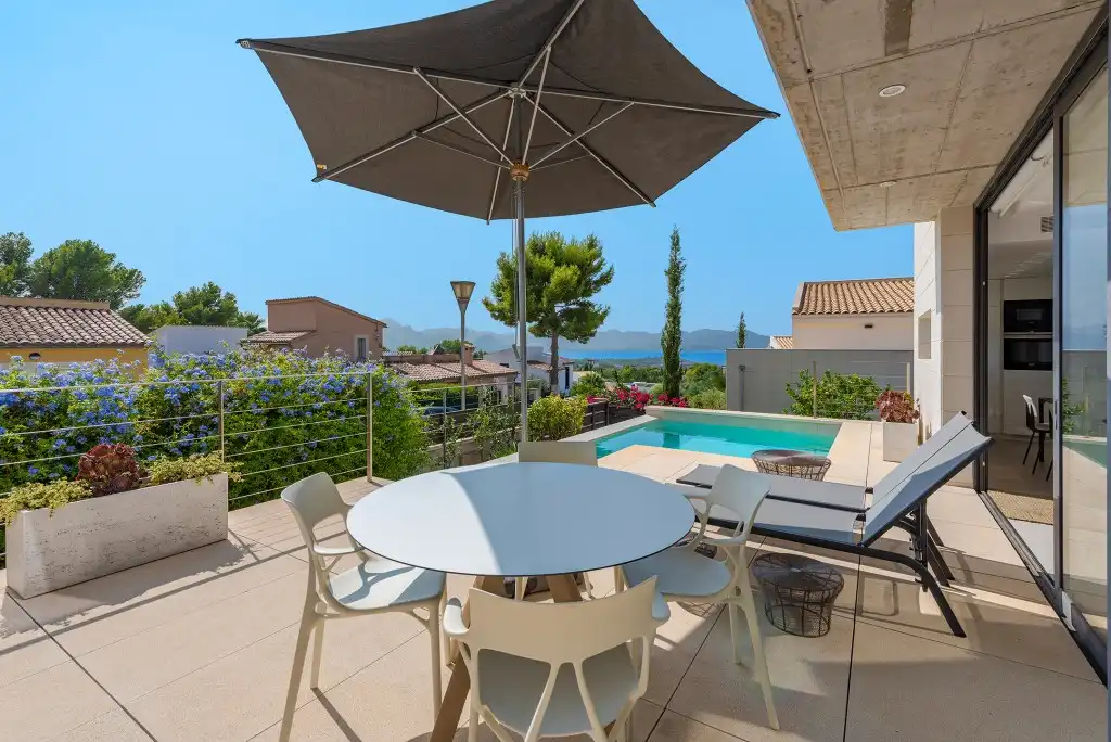 Terrasse von Haus oder Chalet zum Verkauf in Alcúdia mit Klimaanlage, Privatgarten und Terrasse