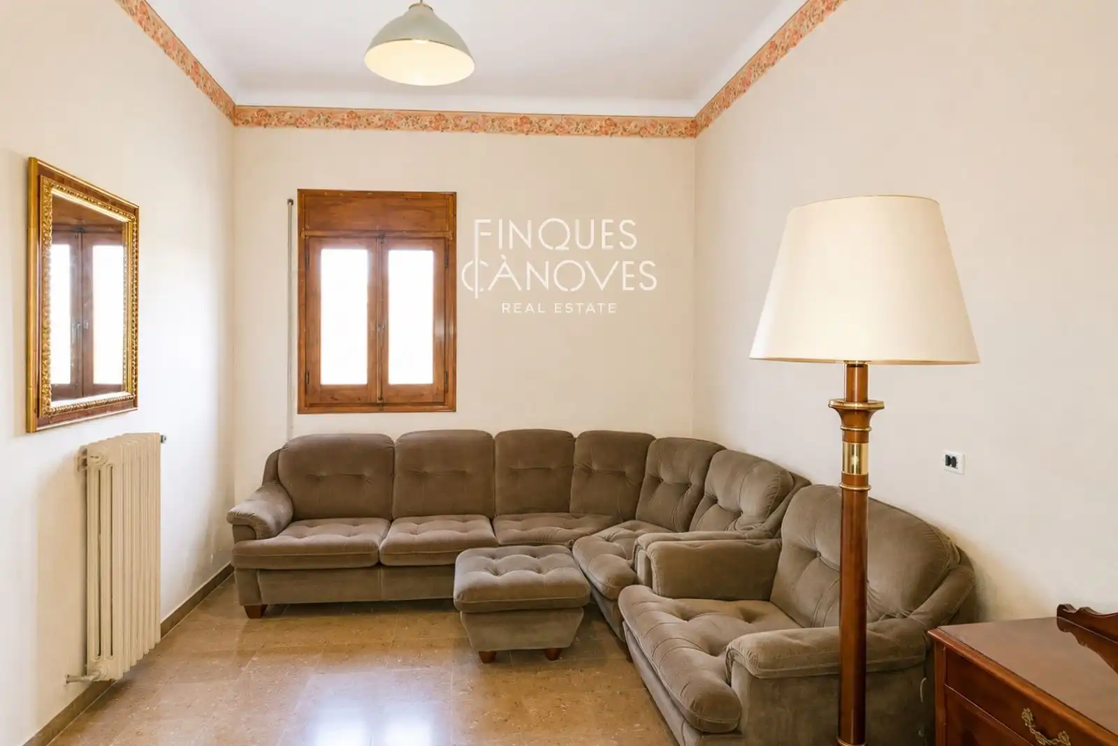Sala d'estar de Casa o xalet en venda en Caldes de Malavella amb Calefacció, Terrassa i Traster