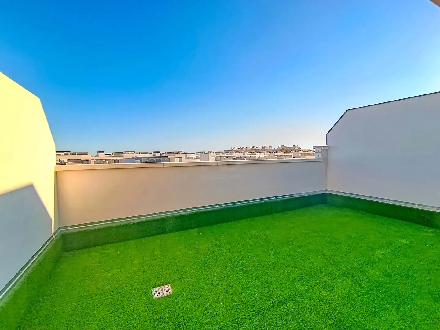 Terraza de Casa adosada en venta en Mutxamel con Aire acondicionado, Calefacción y Terraza