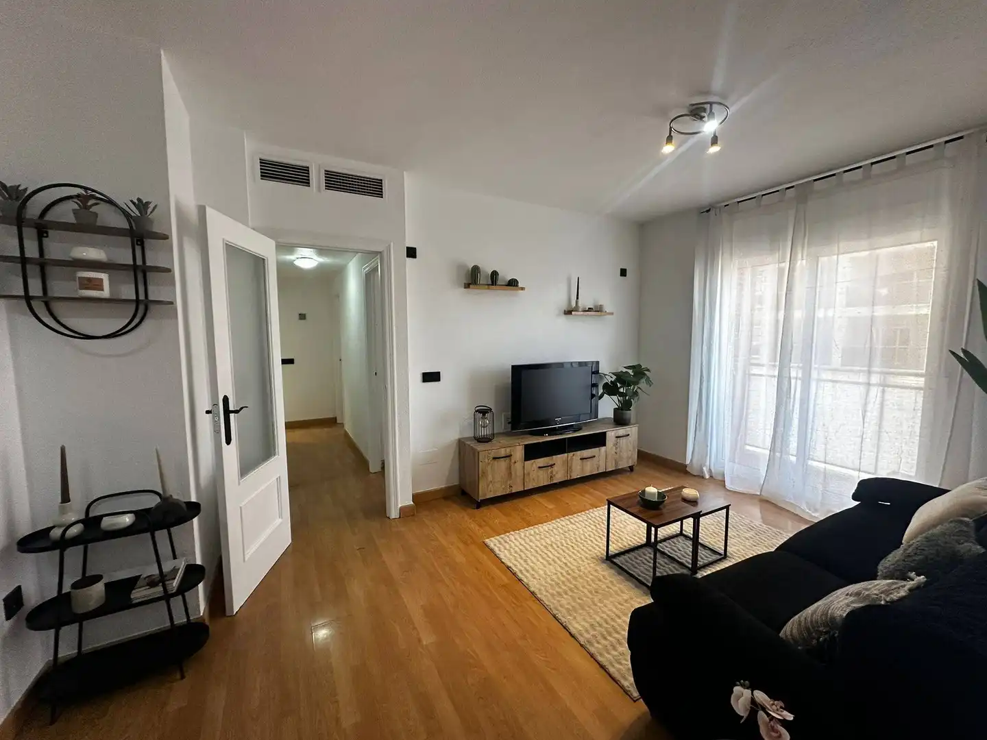 Sala de estar de Apartamento en venta en Murcia con Aire acondicionado, Trastero y Amueblado