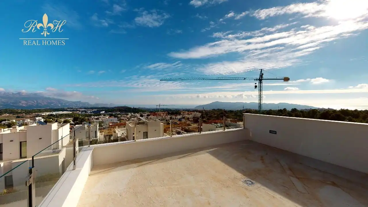 Vista exterior de Casa o chalet en venta en Polop con Aire acondicionado, Calefacción y Trastero