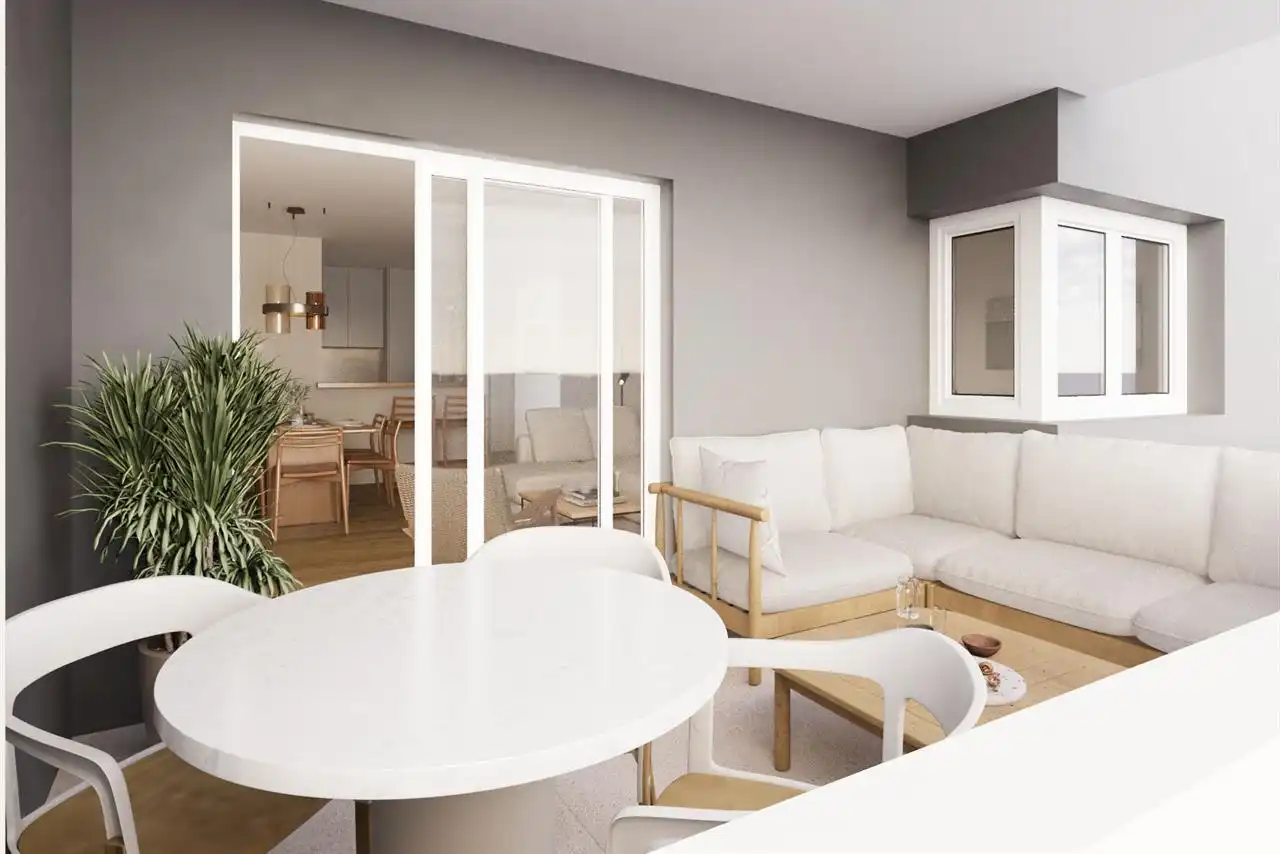 Sala de estar de Apartamento en venta en Águilas con Aire acondicionado, Terraza y Trastero