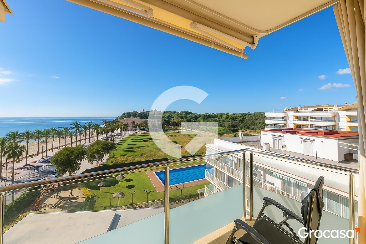 Exterior view of Flat for sale in Vilanova i la Geltrú  with Heating, Terrace and Furnished