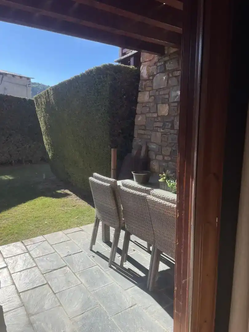 Terrassa de Casa adosada en venda en Prats i Sansor amb Jardí privat, Parquet i Traster