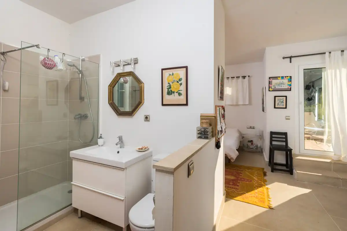 Bathroom of Houses for rent in Marbella  with Air Conditioner, Private garden and Terrace