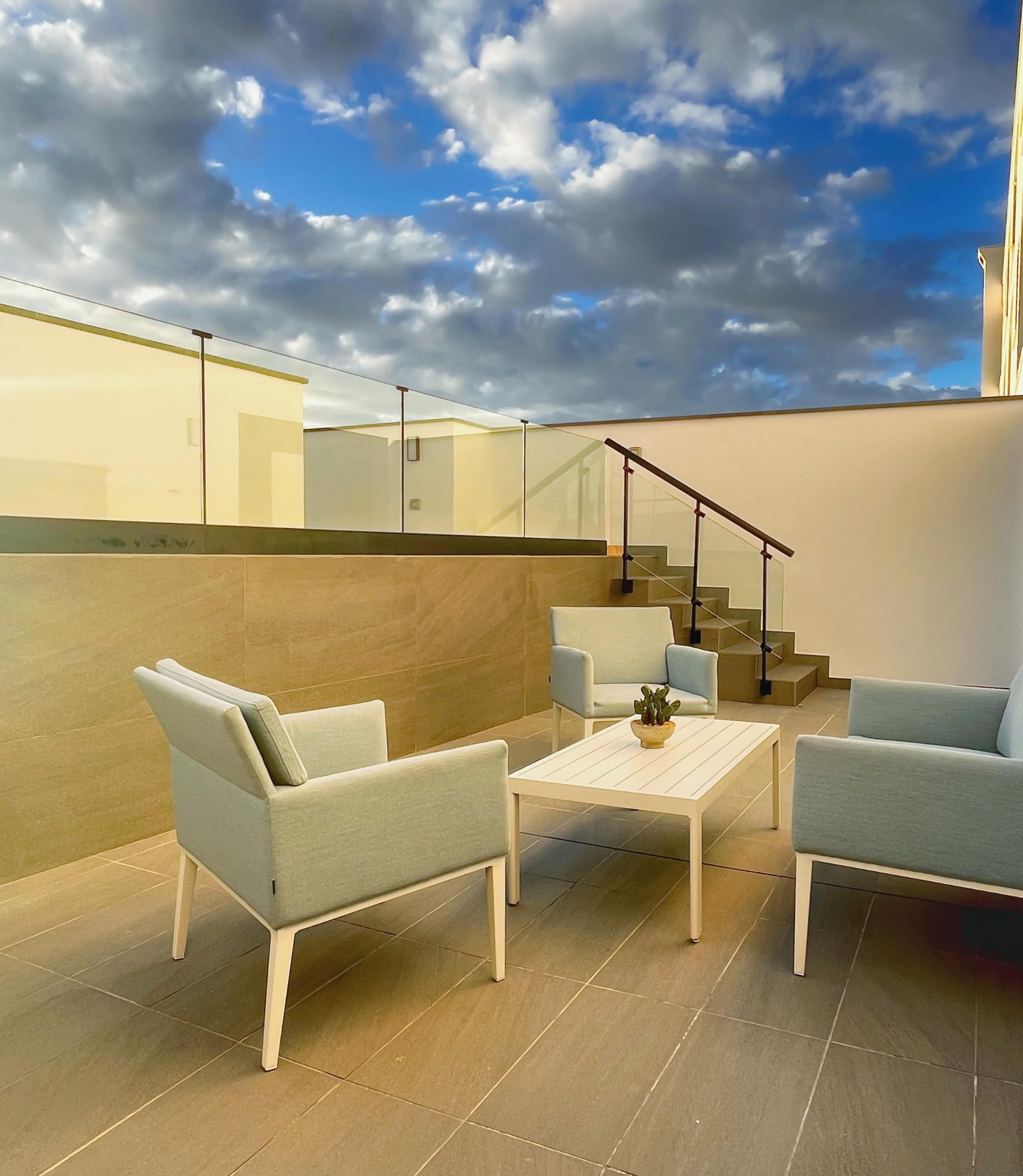 Terraza de Piso de alquiler en Santiago del Teide con Aire acondicionado y Terraza