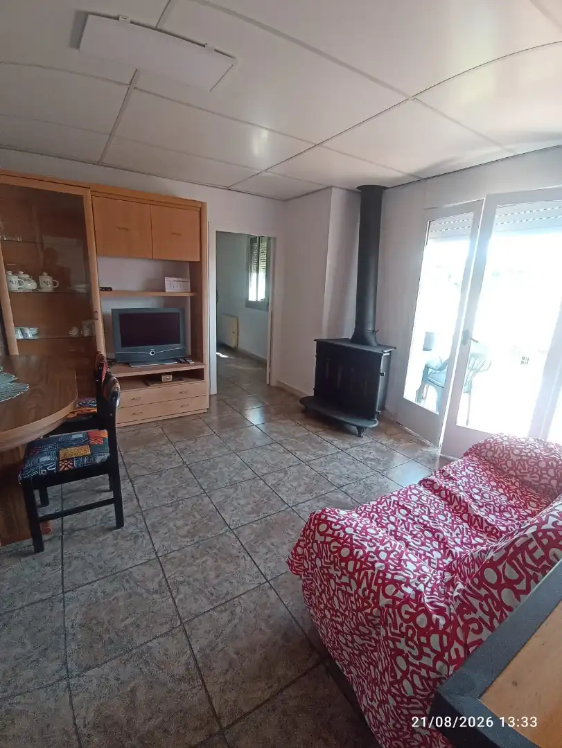 Sala de estar de Piso en venta en Berga con Calefacción, Amueblado y Balcón
