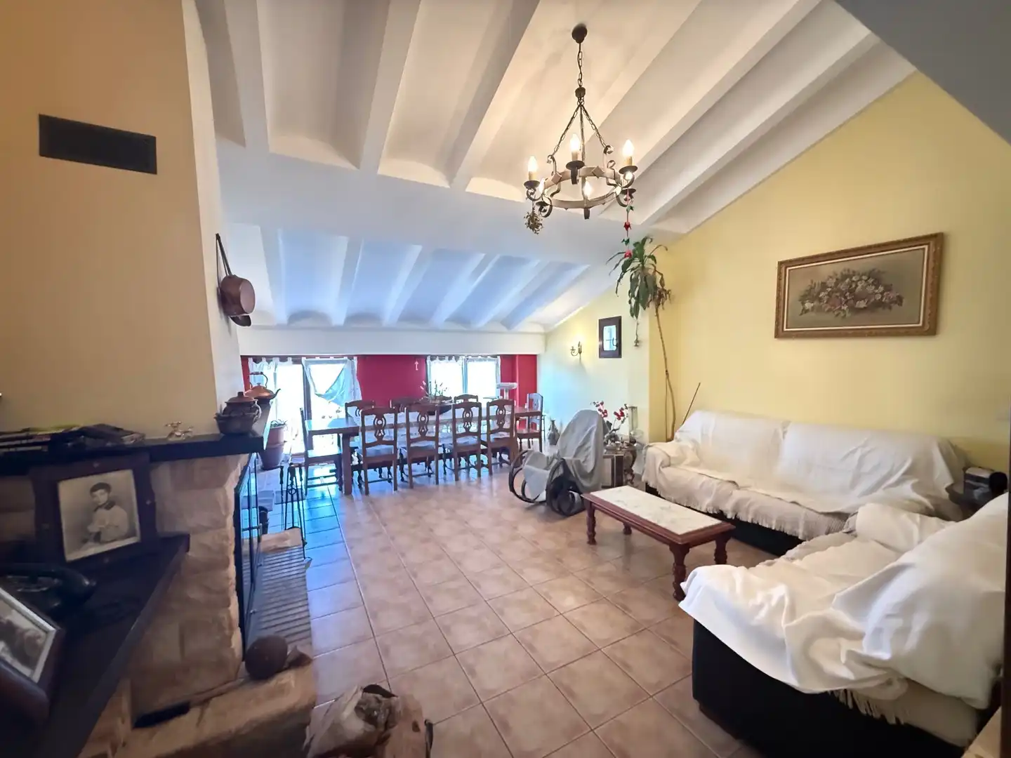 Sala d'estar de Finca rústica en venda en Villena amb Aire condicionat, Terrassa i Traster