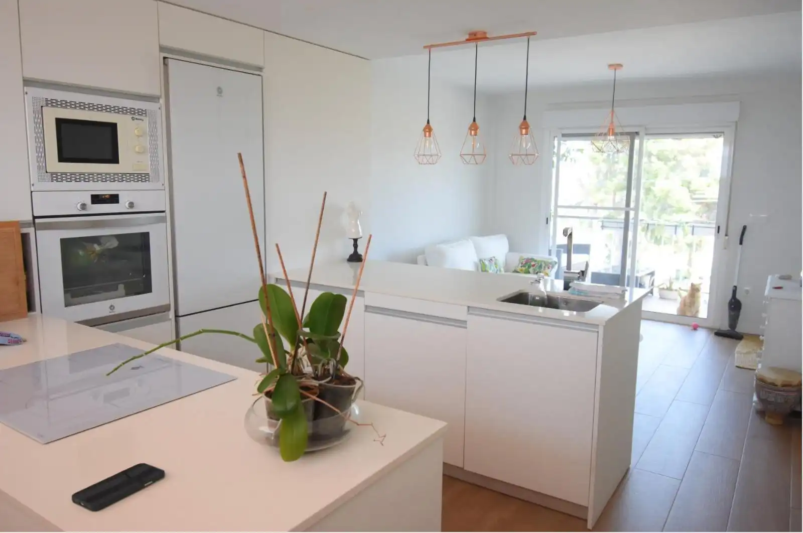 Kitchen of Flat for rent in El Campello  with Air Conditioner, Heating and Furnished