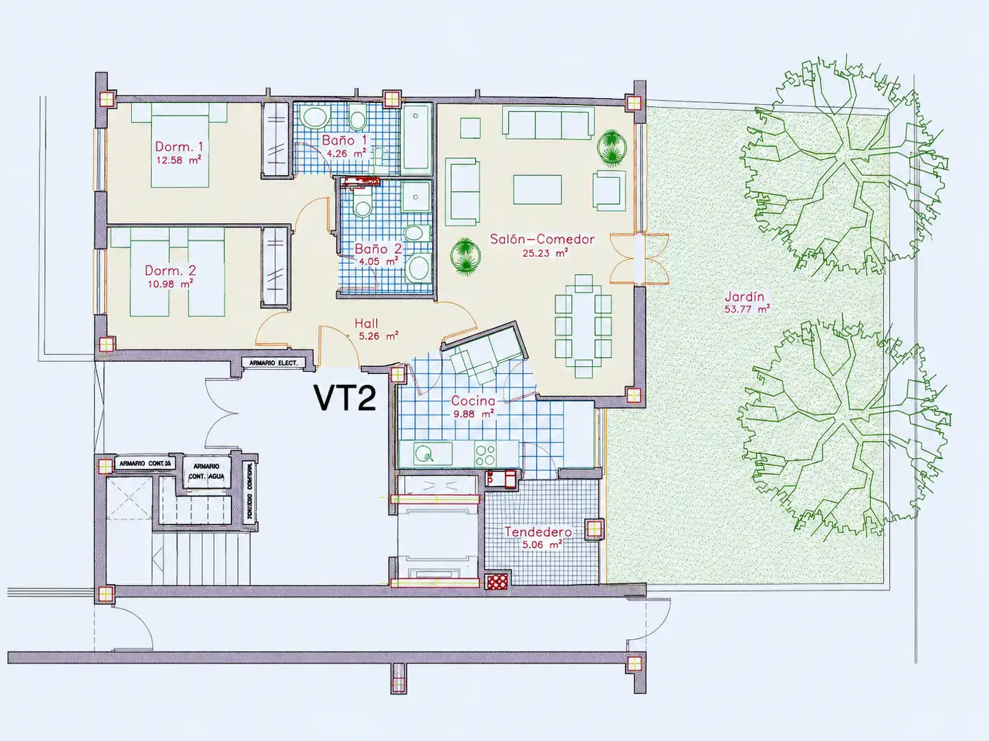 Piso en venta en Parla con Aire acondicionado, Calefacción y Jardín privado