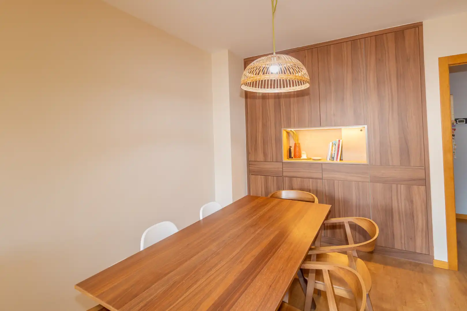 Dining room of Flat for sale in Miño  with Heating, Parquet flooring and Terrace