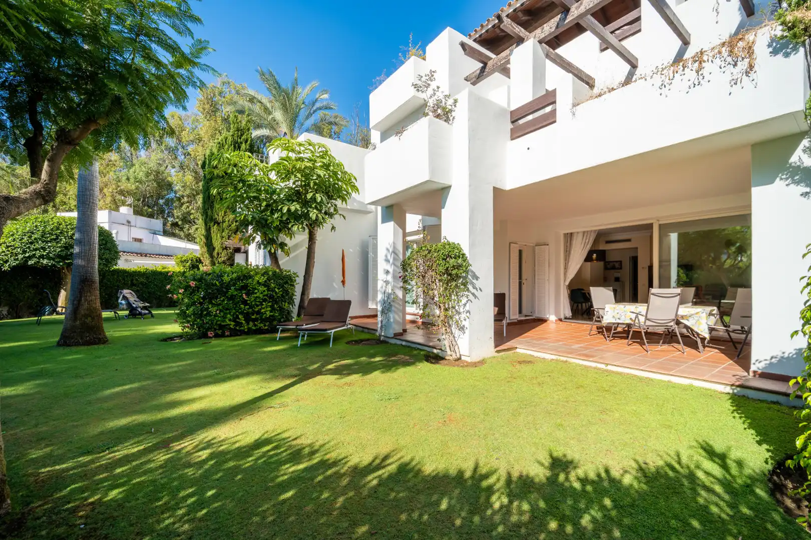 Garden of Ground floor for sale in Estepona  with Air Conditioner, Private garden and Terrace