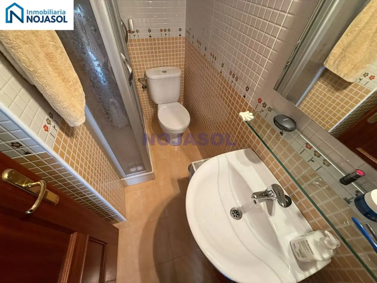 Baño de Apartamento de alquiler en Noja con Calefacción, Terraza y Amueblado