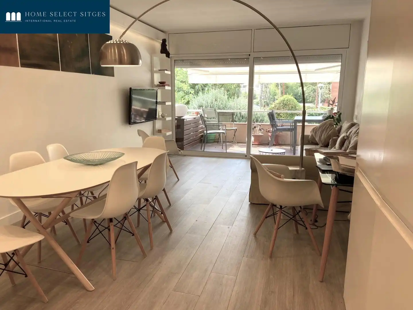 Dining room of Apartments for rent in Sitges  with Air Conditioner, Heating and Private garden