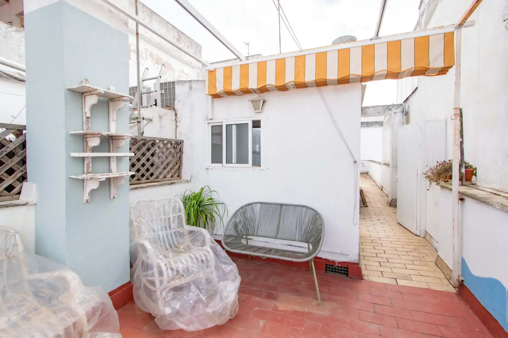 Terrace of Flat for sale in Sevilla  with Air Conditioner, Terrace and Storage room