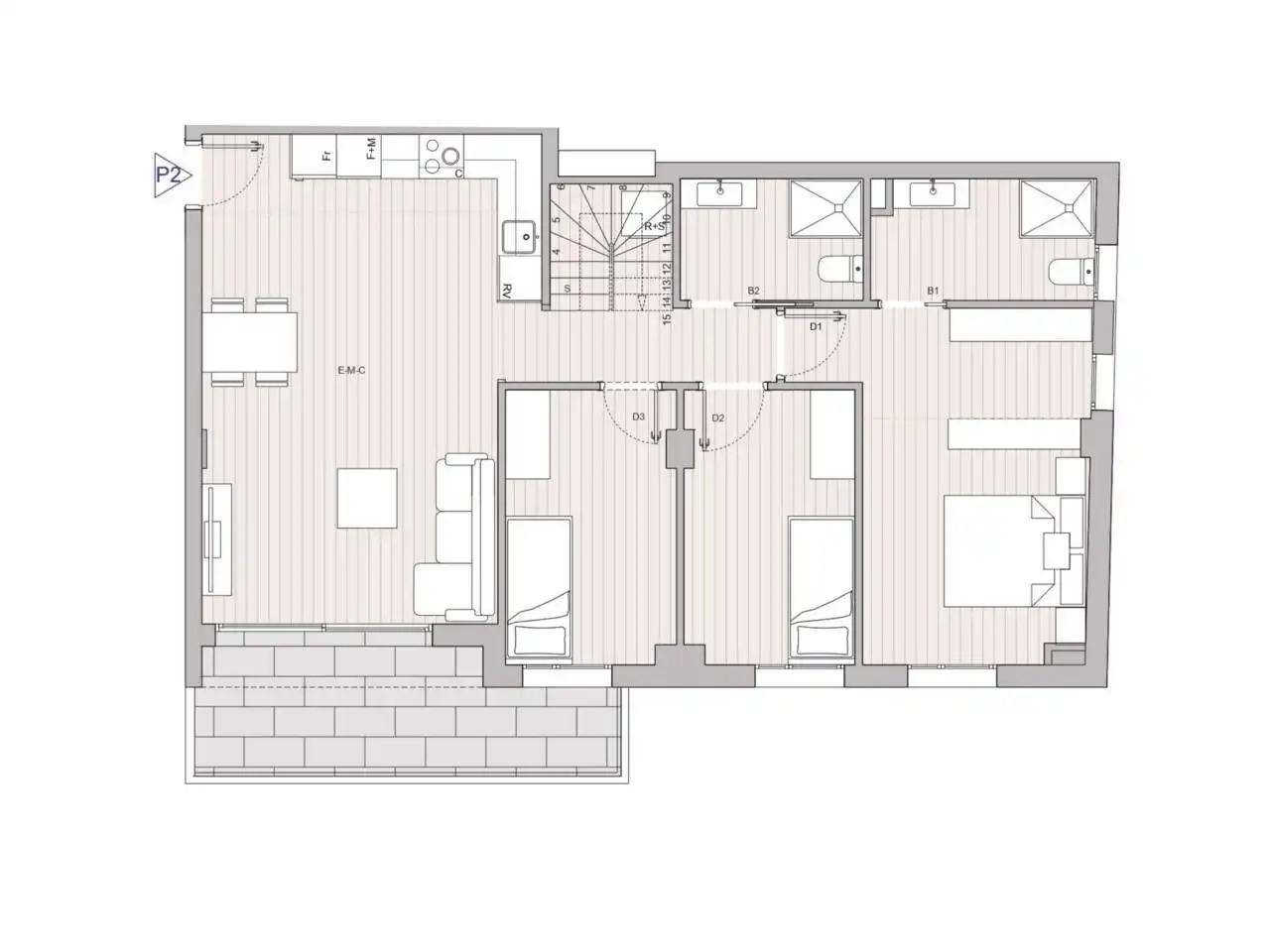 Dúplex en venta en Granollers con Aire acondicionado, Calefacción y Terraza