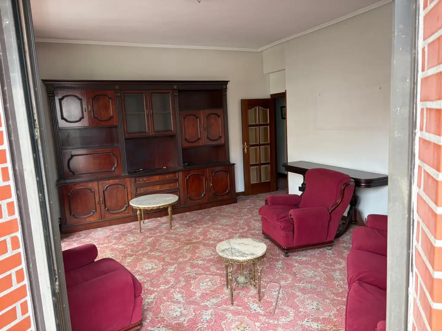 Sala d'estar de Pis en venda en Bilbao  amb Calefacció i Terrassa