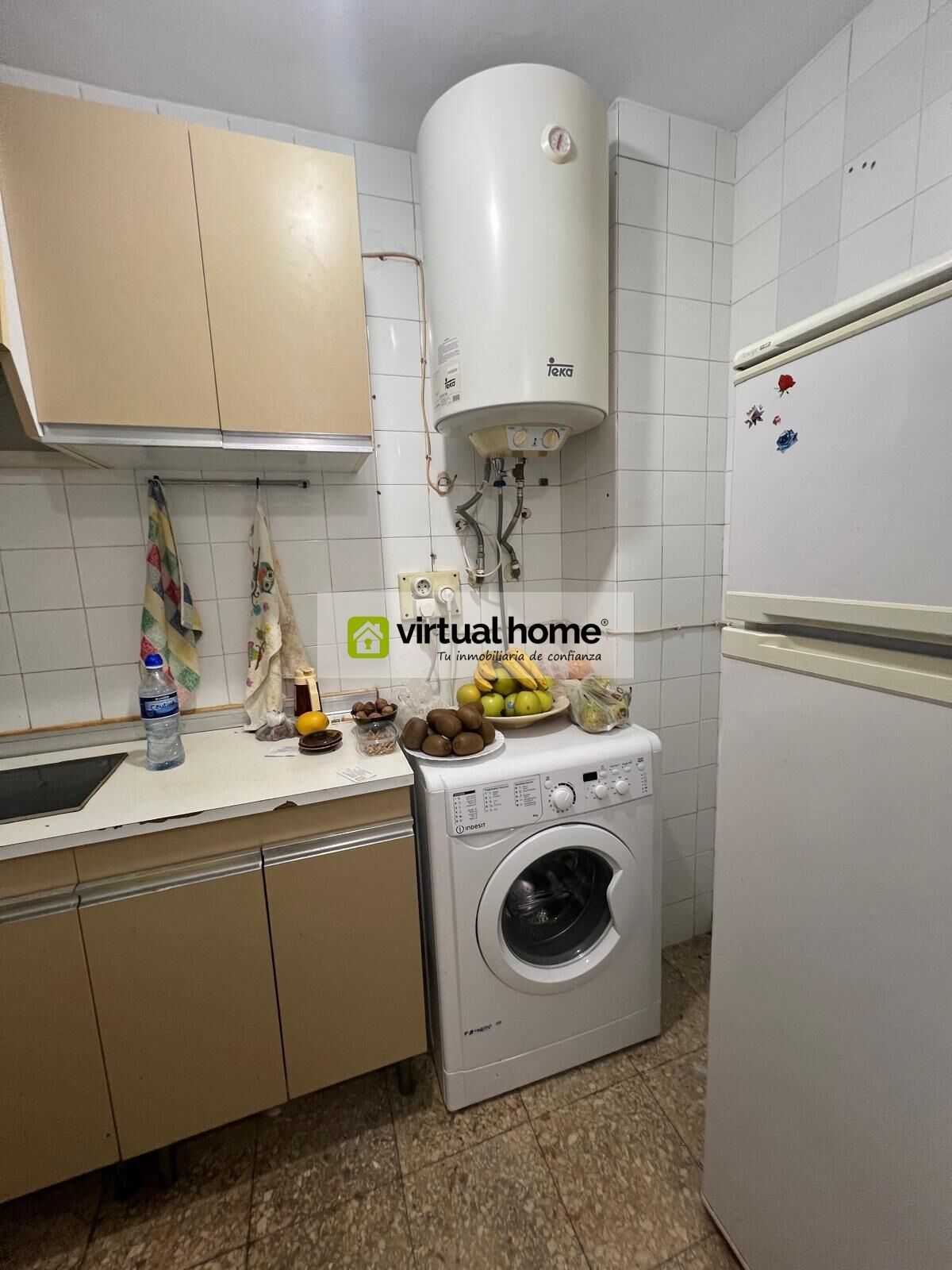 Cuina de Apartament en venda en Benidorm amb Jardí privat, Terrassa i Piscina comunitària