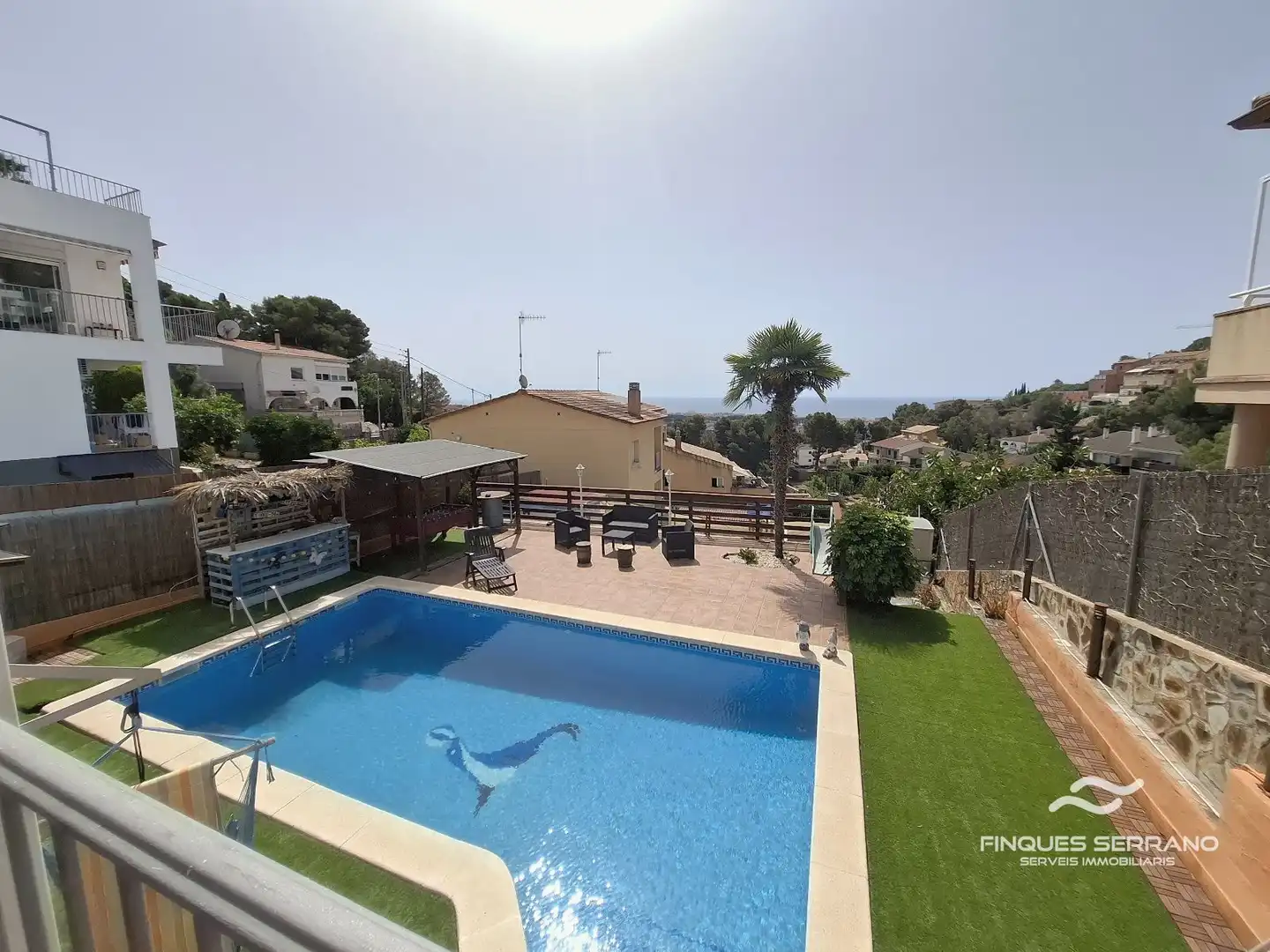 Piscina de Casa adosada en venda en Calafell amb Aire condicionat, Calefacció i Piscina
