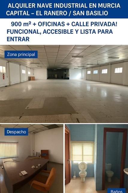Nau industrial de lloguer en  Murcia Capital