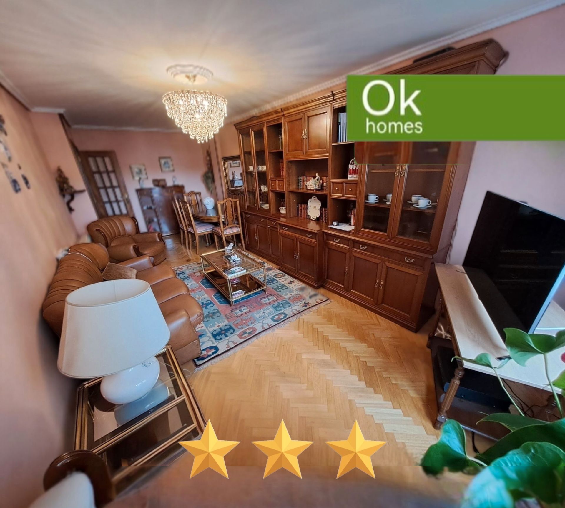 Living room of Flat for sale in A Coruña Capital   with Heating, Terrace and Storage room