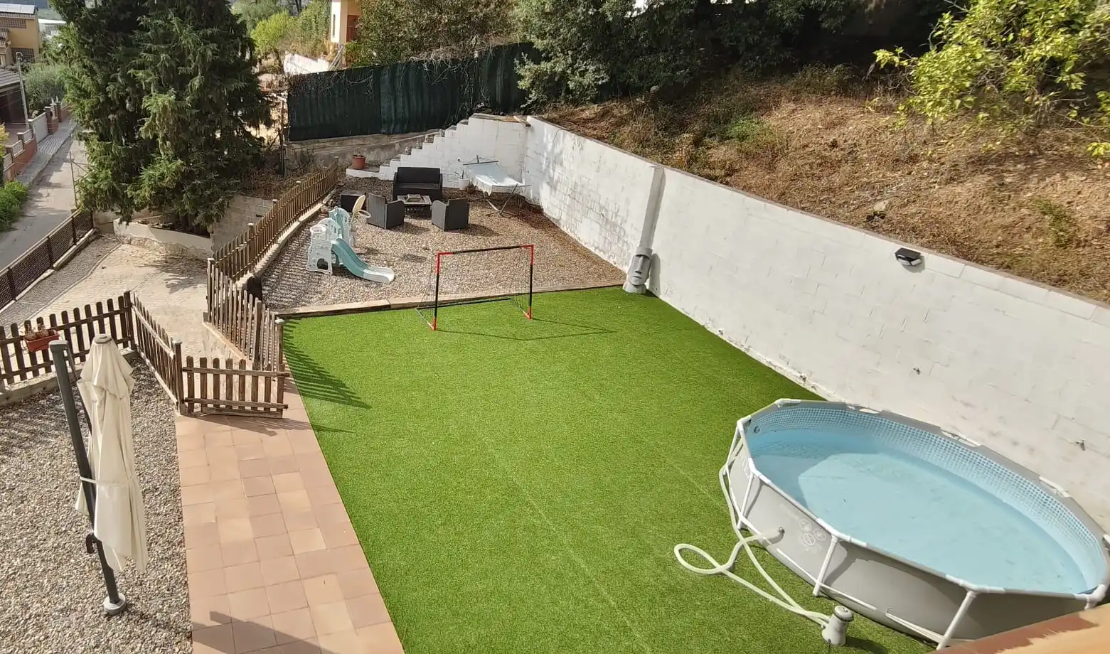 Jardí de Casa o xalet en venda en Cervelló amb Aire condicionat, Calefacció i Jardí privat