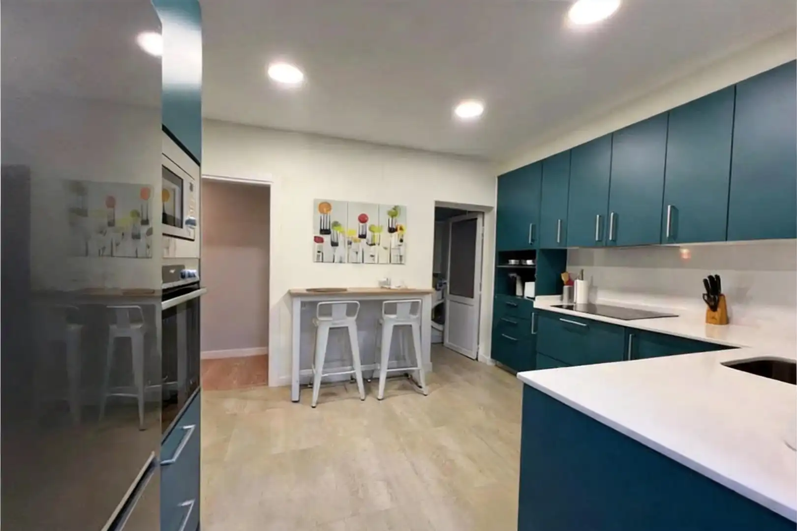 Küche von Wohnung zur Miete in Madrid mit Möbliert