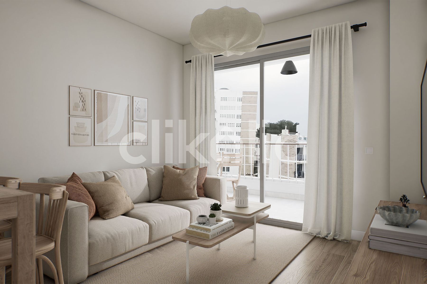 Living room of Flat for sale in Benalmádena  with Air Conditioner, Terrace and Swimming Pool