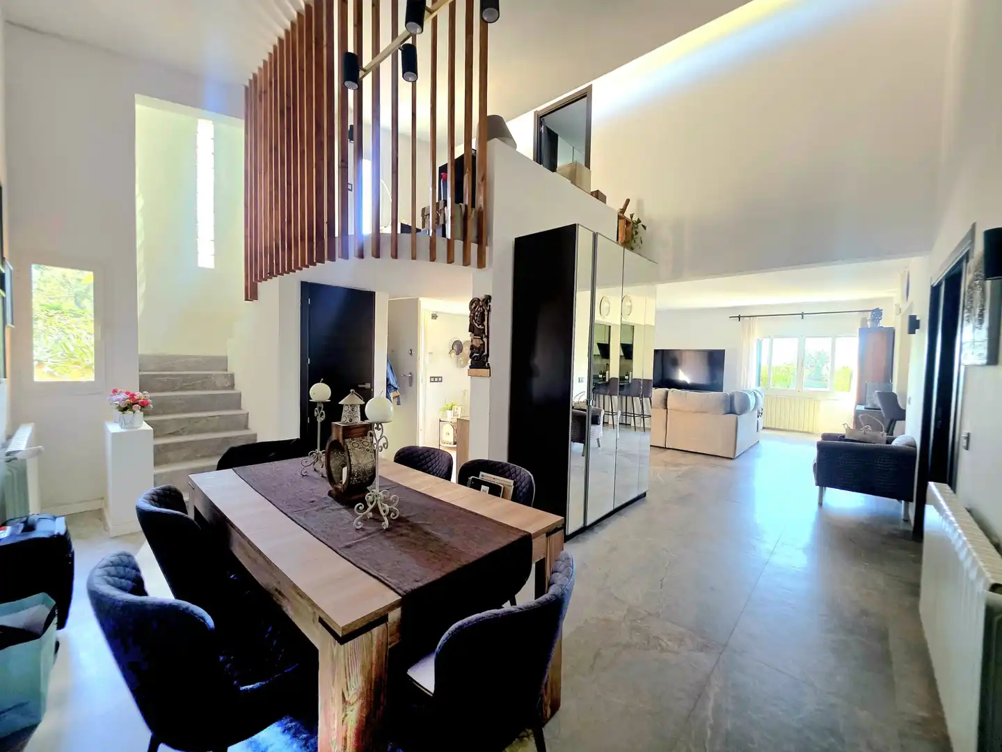 Esszimmer von Haus oder Chalet zum Verkauf in Bunyola mit Klimaanlage, Heizung und Privatgarten