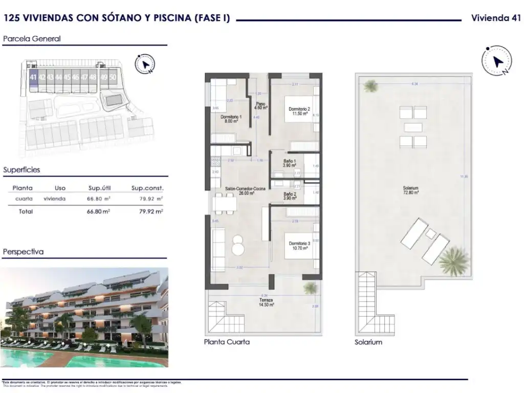Ático con piscina en venta en Santiago de la Ribera, imagen 21