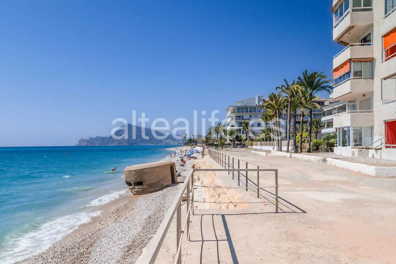 Vista exterior de Apartament de lloguer en Altea amb Calefacció, Terrassa i Moblat