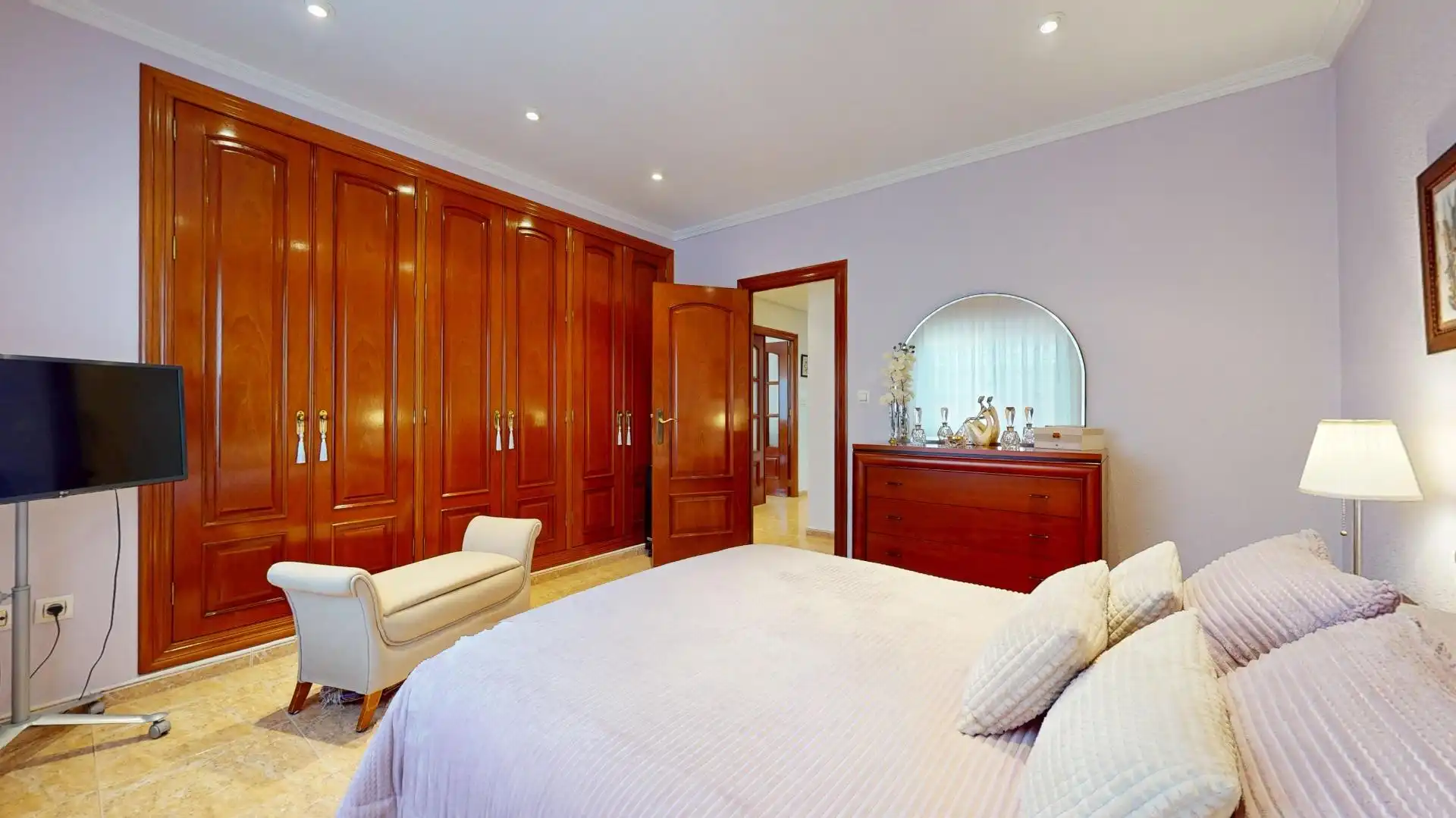 Schlafzimmer von Wohnung zum Verkauf in San Pedro del Pinatar mit Klimaanlage, Terrasse und Möbliert