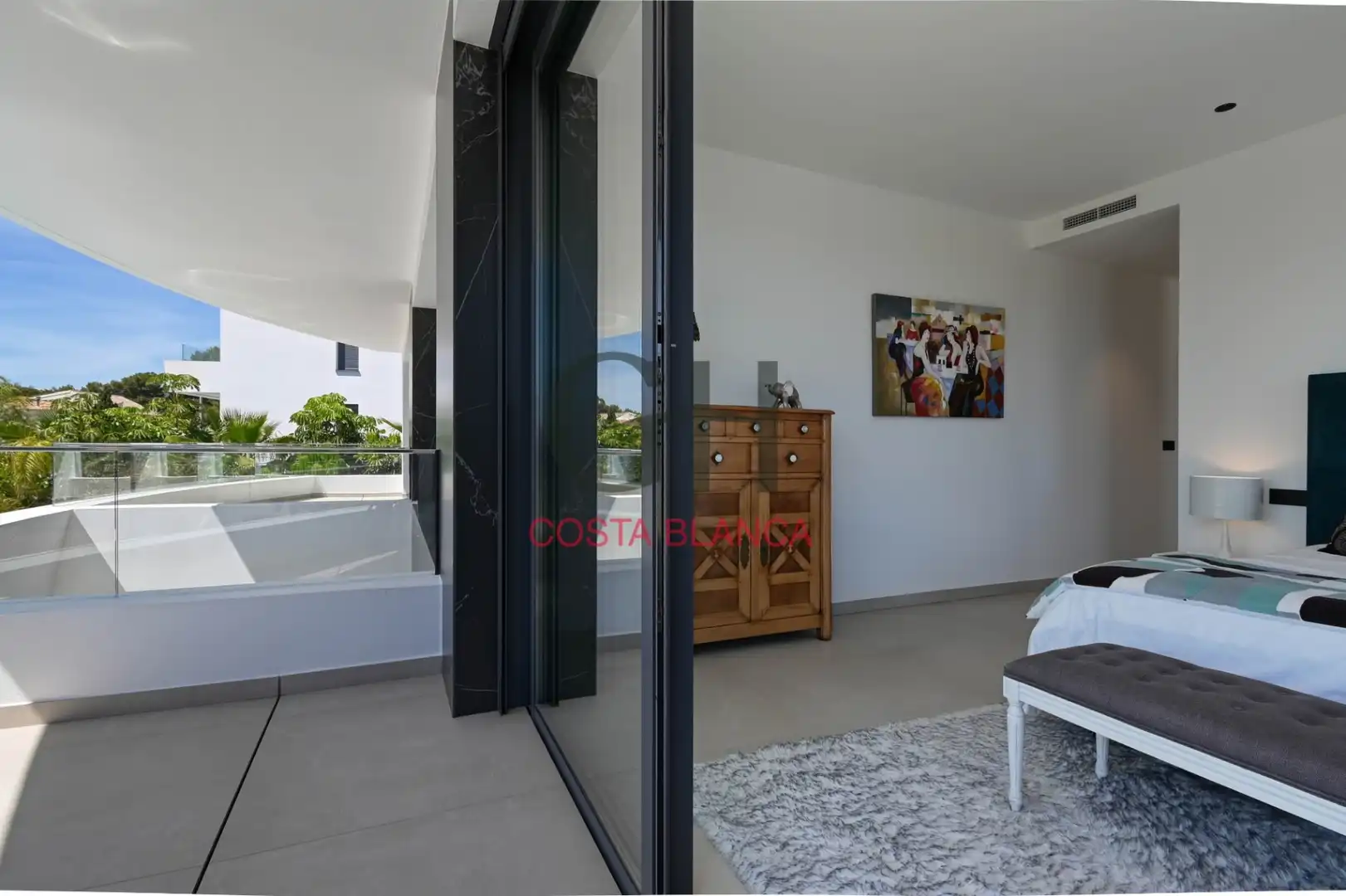 Terrasse von Haus oder Chalet zum Verkauf in Moraira mit Klimaanlage, Heizung und Privatgarten